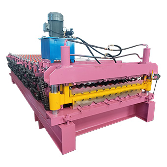 Double Layer Steel Roof Tile Roll Forming Machine